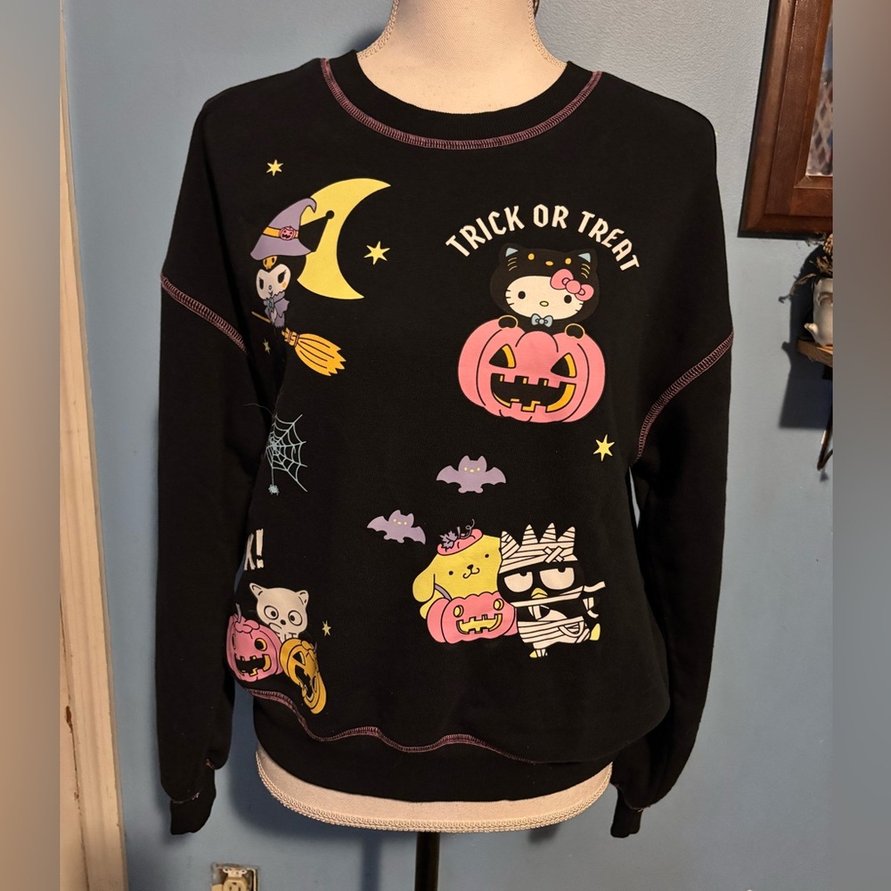 Hello Kitty & Friends, Like New, Halloween, Sweatshirt